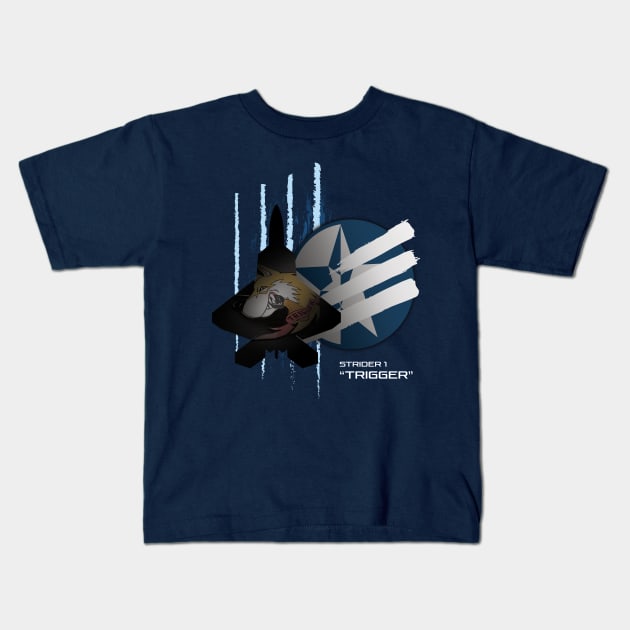 Ace Combat 7: Trigger Kids T-Shirt by patrickkingart